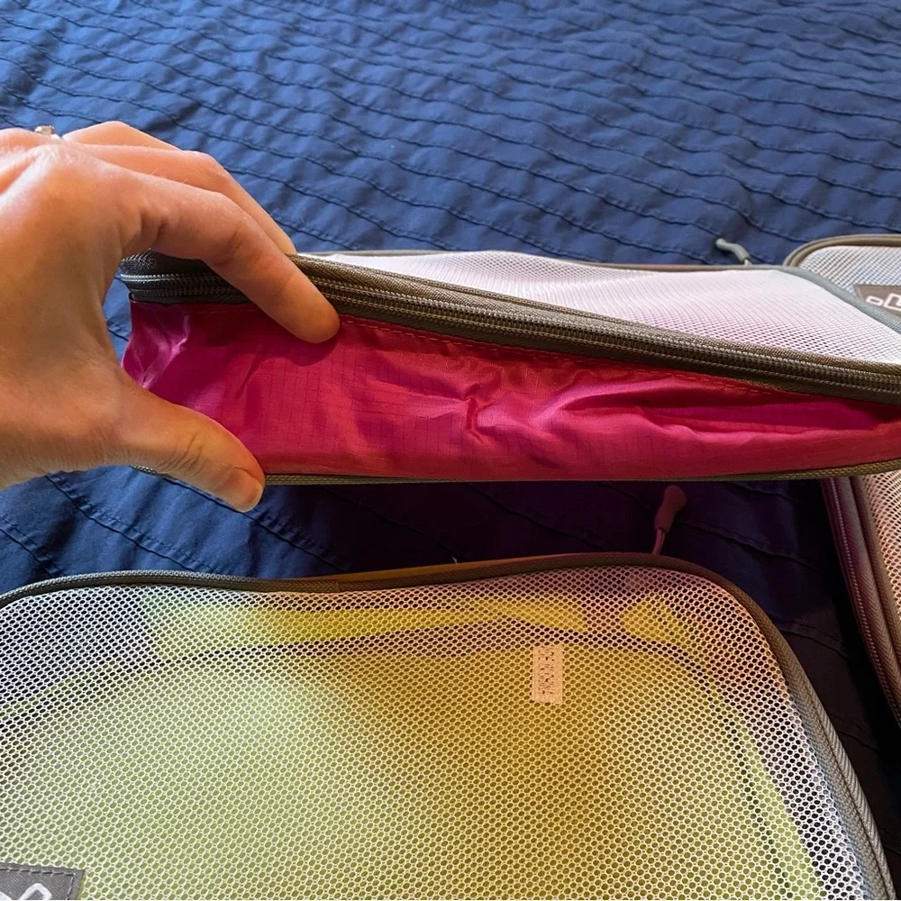 3 Mesh Cosmetics/Travel Bags